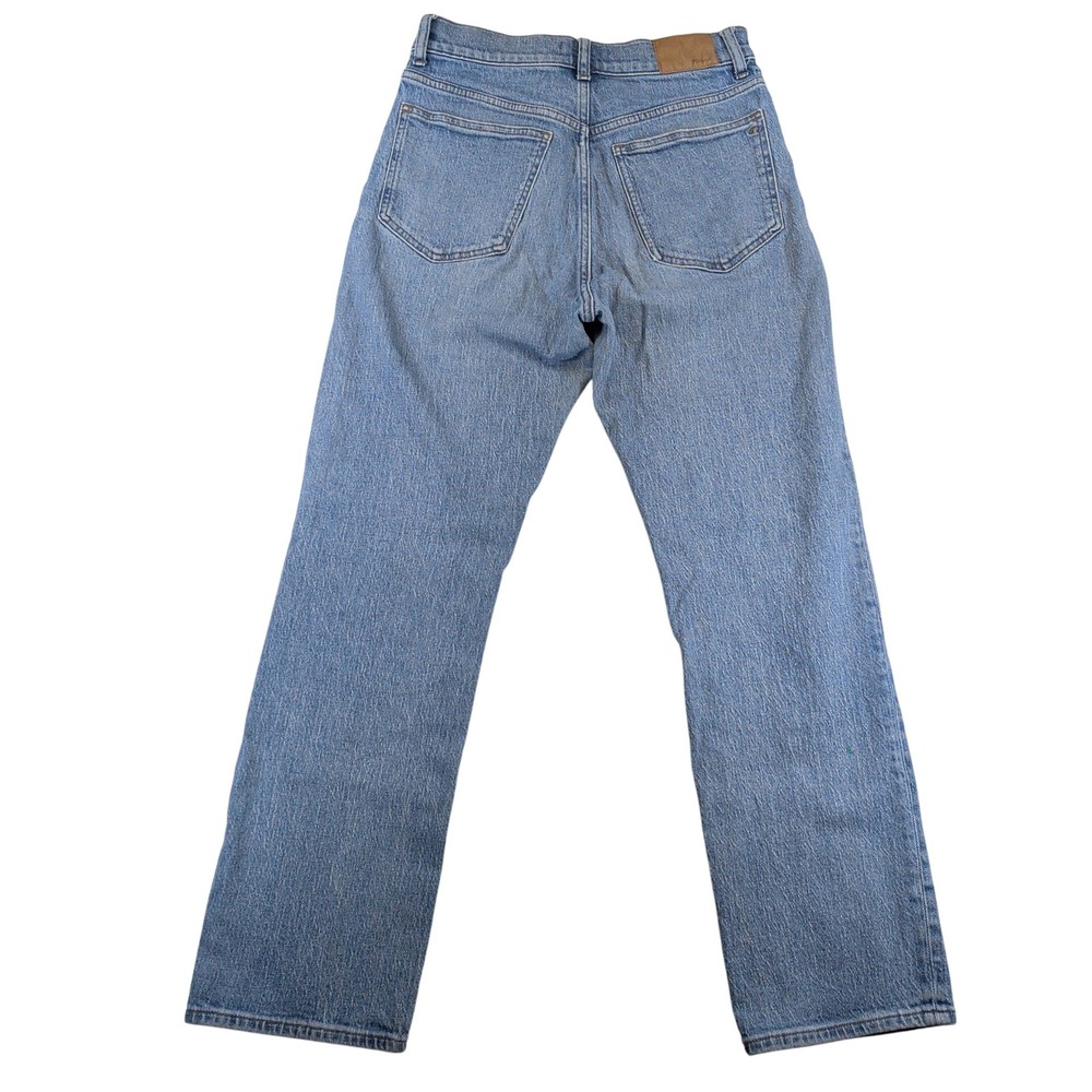 Madewell 90s Straight Jeans High Rise Light Wash Blue Size 28‎ NN877 DM4427 - Picture 2 of 10
